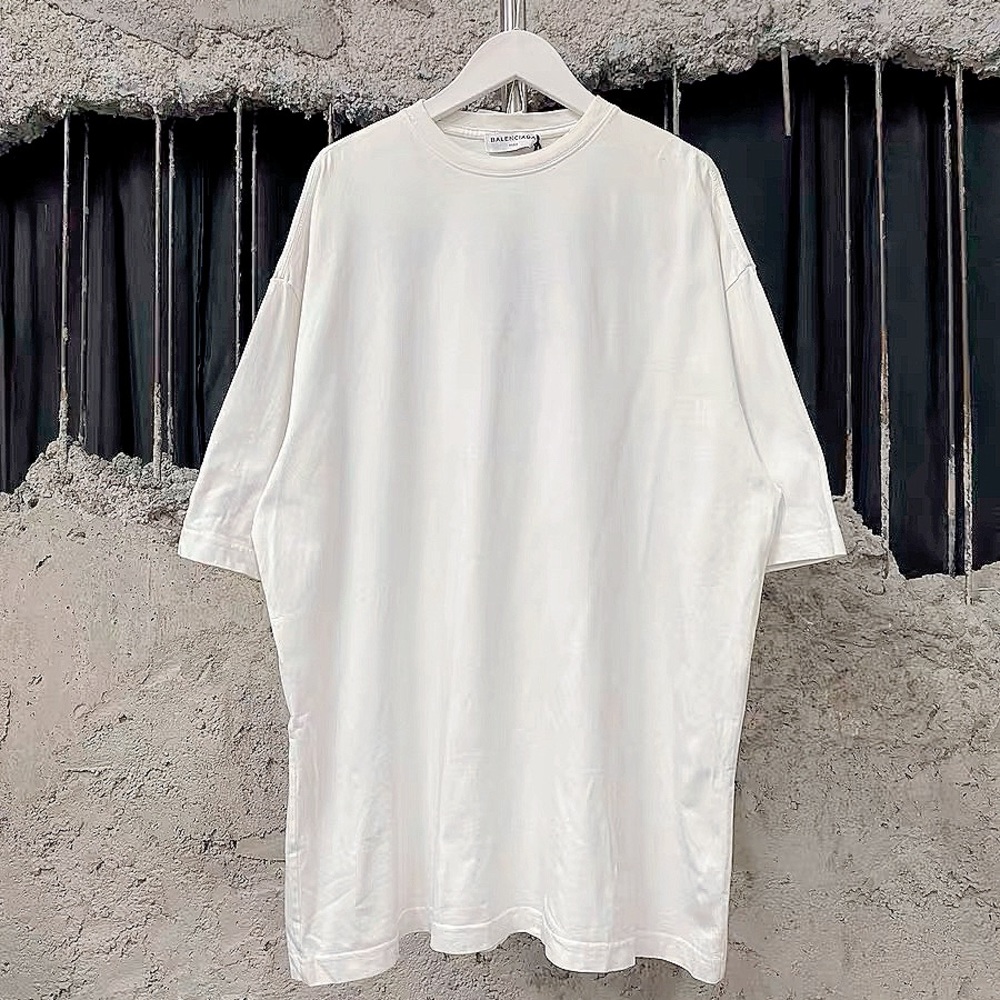 🧨steal Authentic Balenciaga Men's Classic White Tee